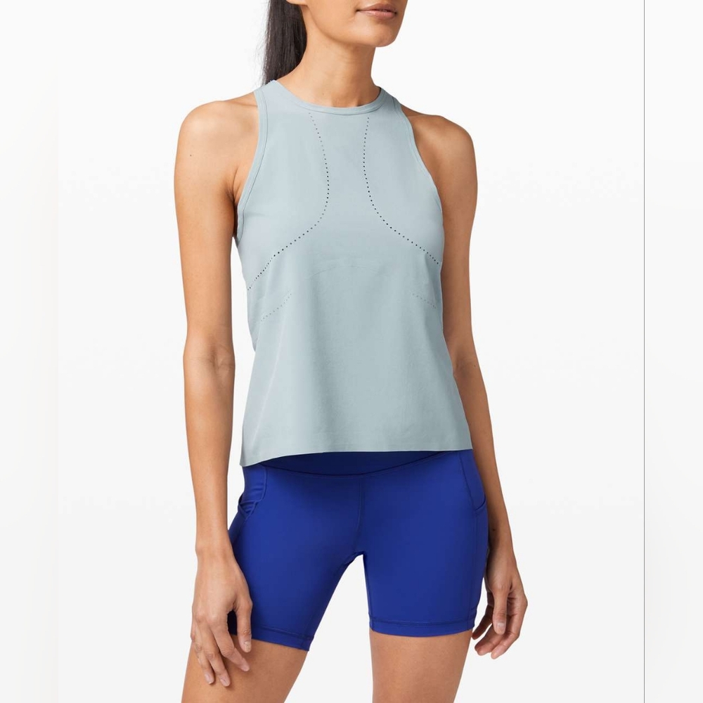Lululemon Find Your Pace Tank Blue 4/6